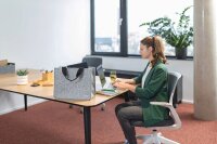 SIGEL Laptoptasche Desking Bag Basic M Recycling-PET hellgrau BA430 bis 39,1 cm (15,4 Zoll)