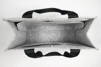 SIGEL Laptoptasche Desking Bag Basic M Recycling-PET hellgrau BA430 bis 39,1 cm (15,4 Zoll)