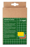 SIGEL Moderationskarten Magnetic Notes farbsortiert 10,0 x 15,0 cm, 25 St.