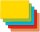 SIGEL Moderationskarten Magnetic Notes farbsortiert 10,0 x 15,0 cm, 25 St.