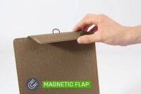 SIGEL Klemmhefter Speisekarten beige, 1 St.
