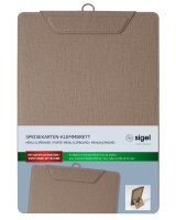 SIGEL Klemmhefter Speisekarten beige, 1 St.