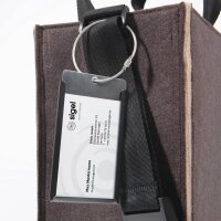 SIGEL Laptoptasche Hot Desking Bag Bicolor Recycling-PET braun, beige BA422 bis 39,1 cm (15,4 Zoll)