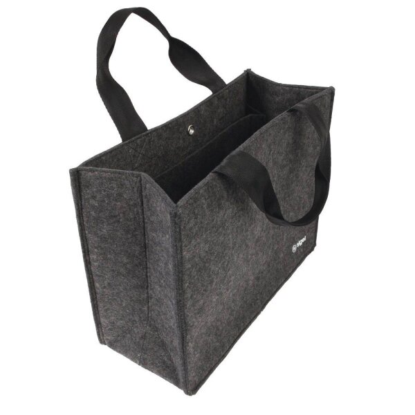 SIGEL Laptoptasche Desking Bag Basic M Recycling-PET dunkelgrau BA432 bis 39,1 cm (15,4 Zoll)
