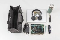 SIGEL Laptoptasche Desking Bag Basic M Recycling-PET dunkelgrau BA432 bis 39,1 cm (15,4 Zoll)