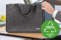 SIGEL Laptoptasche Desking Bag Basic M Recycling-PET dunkelgrau BA432 bis 39,1 cm (15,4 Zoll)