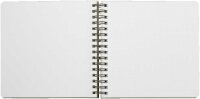 SIGEL Notizbuch mit Spirale Jolie® ca. DIN A5 punktkariert, lindgrün, hellgrau, rosa, orange Hardcover 240 Seiten, 1 St.