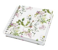 SIGEL Notizbuch mit Spirale Jolie® ca. DIN A5 blanko, grün, violett, weiß, pink Hardcover 240 Seiten, 1 St.
