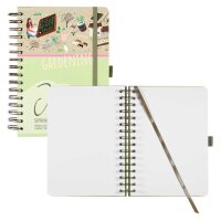 SIGEL Notizbuch mit Spirale Jolie® ca. DIN A5 blanko,...