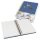 SIGEL Notizbuch mit Spirale Jolie® ca. DIN A5 punktkariert, blau/gold Hardcover 240 Seiten, 1 St.