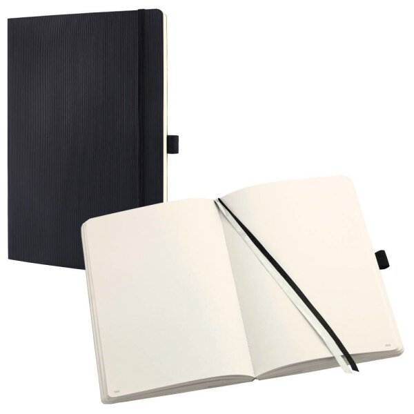 SIGEL Notizbuch Conceptum ca. DIN A4 blanko, schwarz Softcover 194 Seiten, 1 St.