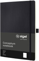 SIGEL Notizbuch Conceptum ca. DIN A4 blanko, schwarz...