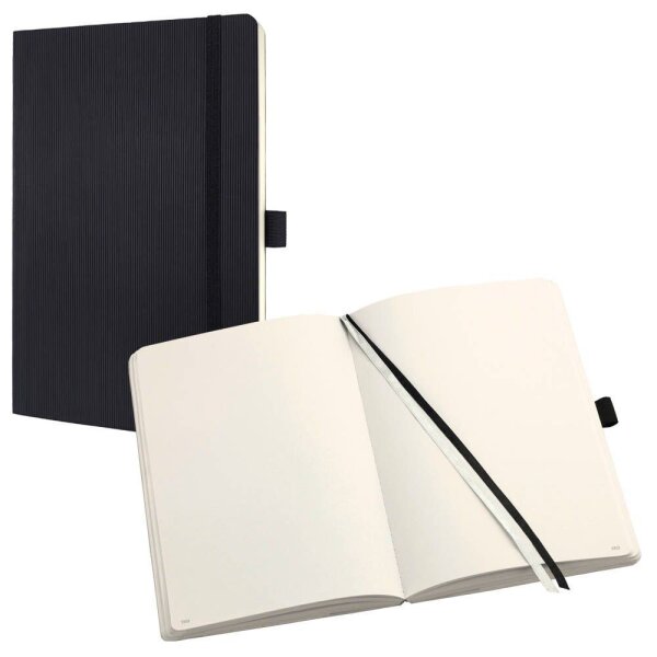 SIGEL Notizbuch Conceptum ca. DIN A5 blanko, schwarz Softcover 194 Seiten, 1 St.