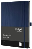 SIGEL Notizbuch Conceptum ca. DIN A4 blanko, dunkelblau...