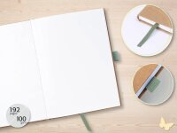 SIGEL Notizbuch  Jolie® ca. DIN A5 blanko, braun,...