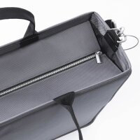 SIGEL Laptoptasche Hot Desking Bag Premium Recycling-PET dunkelgrau BA413 bis 44,0 cm (17,3 Zoll)
