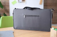 SIGEL Laptoptasche Hot Desking Bag Premium Recycling-PET dunkelgrau BA413 bis 44,0 cm (17,3 Zoll)