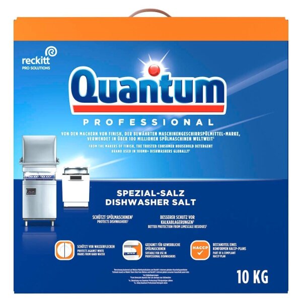 Quantum Professional Spülmaschinensalz, 10 kg, 1 St.