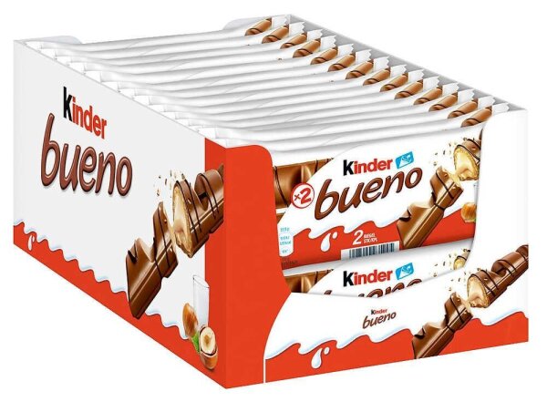kinder bueno Schokoriegel 30x 2 Riegel  ( 3202 )