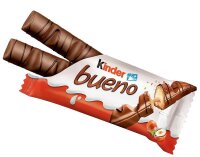 kinder bueno Schokoriegel 30x 2 Riegel  ( 3202 )