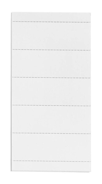 FALKEN Beschriftungsschilder für Hängeregister weiß, 100 St.