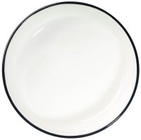 ID Fine Schalen Modest Black Stolt weiß Ø 17,0 cm, 6 St.