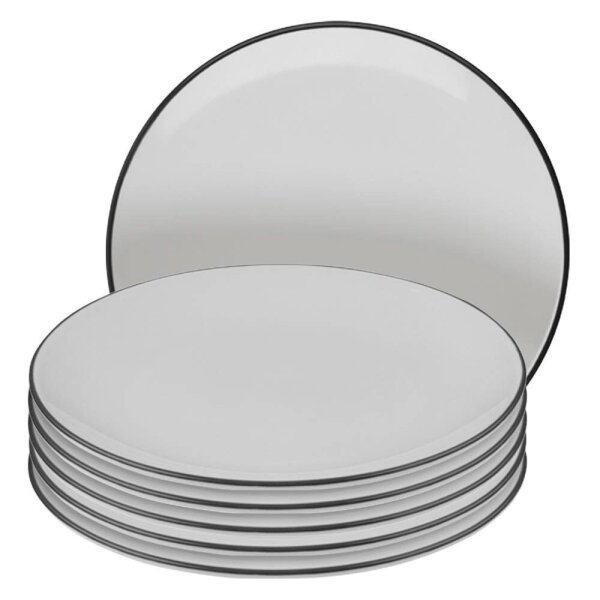 ID Fine Teller Modest Black Lona grau Ø 30,0 cm, 6 St.  ( 19001-111030 )