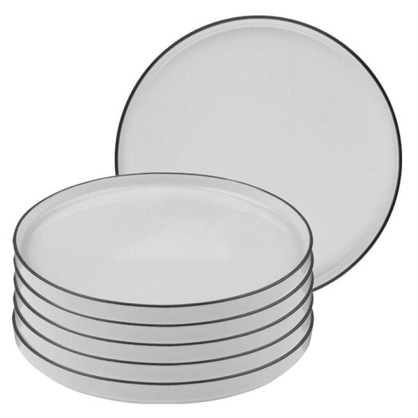 ID Fine Teller Modest Black Stolt grau Ø 25,5 cm, 6 St.  ( 19001-161025 )