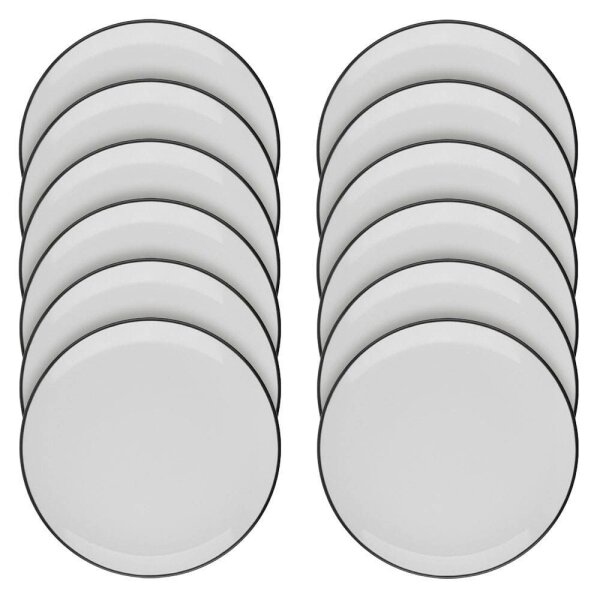 ID Fine Teller Modest Black Lona grau Ø 15,0 cm, 12 St.  ( 19001-111015 )