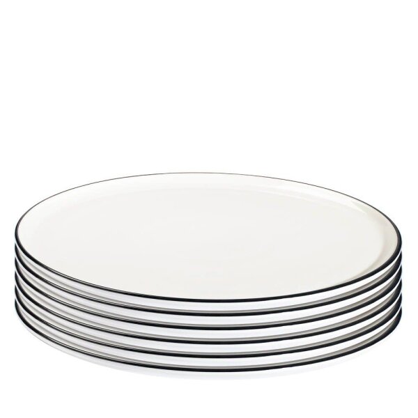 ID Fine Pizzateller Modest Black Mesa grau Ø 31,0 cm, 6 St.  ( 19001-171731 )