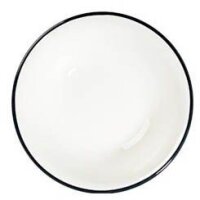ID Fine Schalen Modest Black Lona weiß Ø 20,0 cm, 12 St.  ( 19001-112020 )