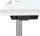 AKTION: Fellowes Levado elektrisch höhenverstellbarer Schreibtisch weiß rechteckig, C-Fuß-Gestell silber 160,0 x 80,0 cm mit 60 Euro CashBack