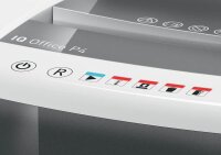LEITZ IQ Office Aktenvernichter mit Partikelschnitt P-4, 4 x 40 mm, bis 15 Blatt, weiß