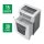 LEITZ IQ Office Pro Aktenvernichter mit Partikelschnitt P-5, 2 x 15 mm, bis 15 Blatt, weiß