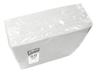 PROnappe Servietten weiß 2-lagig 38,0 x 38,0 cm, 40 St.