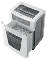 LEITZ IQ Office Pro Aktenvernichter mit Partikelschnitt P-4, 4 x 40 mm, bis 20 Blatt, weiß