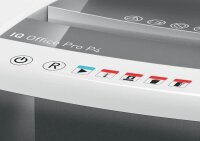 LEITZ IQ Office Pro Aktenvernichter mit Partikelschnitt P-4, 4 x 40 mm, bis 20 Blatt, weiß