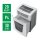 LEITZ IQ Office Pro Aktenvernichter mit Partikelschnitt P-4, 4 x 40 mm, bis 20 Blatt, weiß