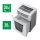 LEITZ IQ Office Pro Aktenvernichter mit Partikelschnitt P-4, 4 x 40 mm, bis 20 Blatt, weiß