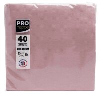PROnappe Servietten altrosa 2-lagig 38,0 x 38,0 cm, 40 St.