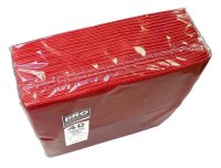PROnappe Servietten rot 2-lagig 38,0 x 38,0 cm, 40 St.