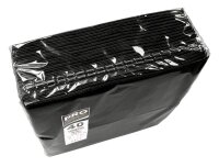 PROnappe Servietten schwarz 2-lagig 38,0 x 38,0 cm, 40 St.