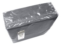 PROnappe Servietten grau 2-lagig 38,0 x 38,0 cm, 40 St.