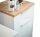 GERMANIA Badschrank PESCARA weiß, navarra-eiche 39,0 x 34,0 x 86,0 cm