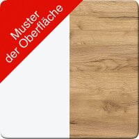 GERMANIA Waschbeckenunterschrank PESCARA weiß, navarra-eiche 70,0 x 34,0 x 58,0 cm