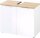 GERMANIA Waschbeckenunterschrank PESCARA weiß, navarra-eiche 70,0 x 34,0 x 58,0 cm