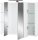 GERMANIA Spiegelschrank PESCARA 2754-84 weiß 76,0 x 23,0 x 71,0 cm  ( 2754-84 )