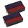 COLOP Ersatzstempelkissen E/10/2 blau/rot 2,9 x 1,8 cm, 2 St.
