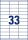 AVERY Zweckform Etiketten 3421 weiß 70,0 x 25,4 mm, 100 Blatt