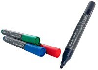SIGEL Whiteboard- und Flipchart-Marker farbsortiert 2,0 - 3,0 mm, 4 St.